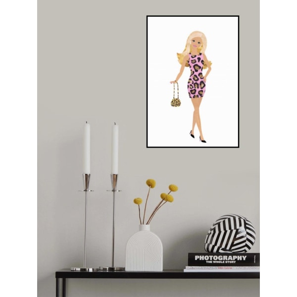 Barbie Leopard Pink MultiColor 50x70 cm