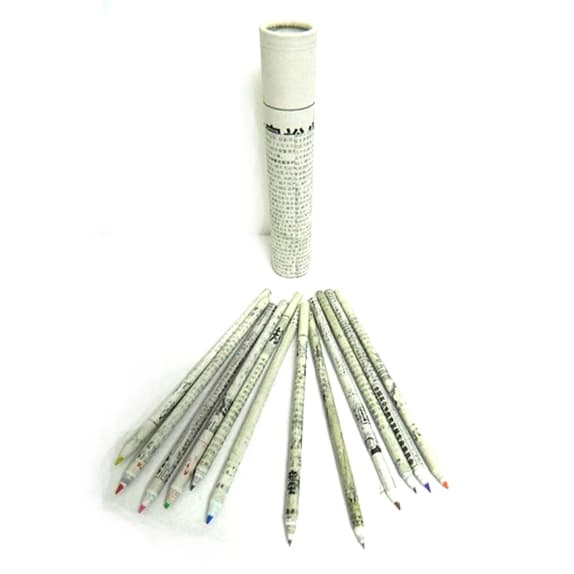 Colored pencils White