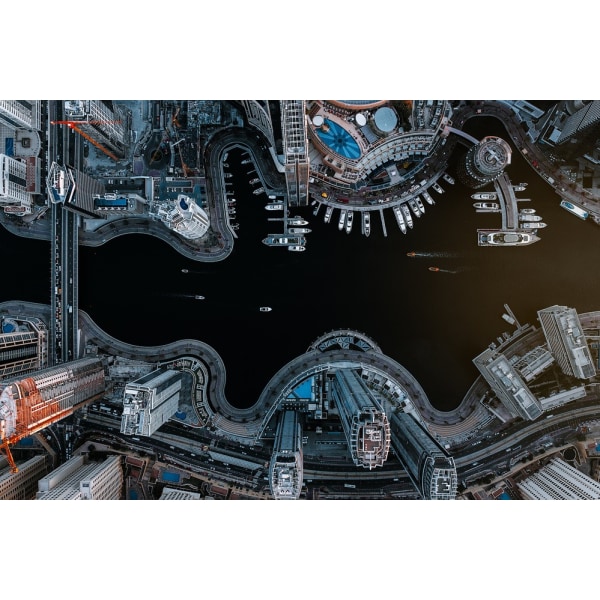 Dubai Marina 2 MultiColor 50x70 cm