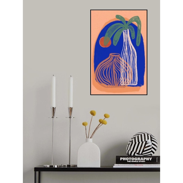 Sunset And Vases MultiColor 70x100 cm
