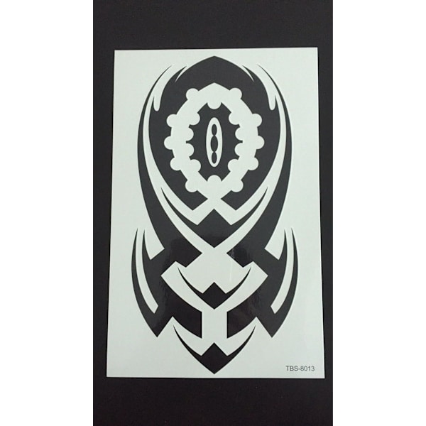 Tillfällig Tatuering 19 x 12 cm - Tribal