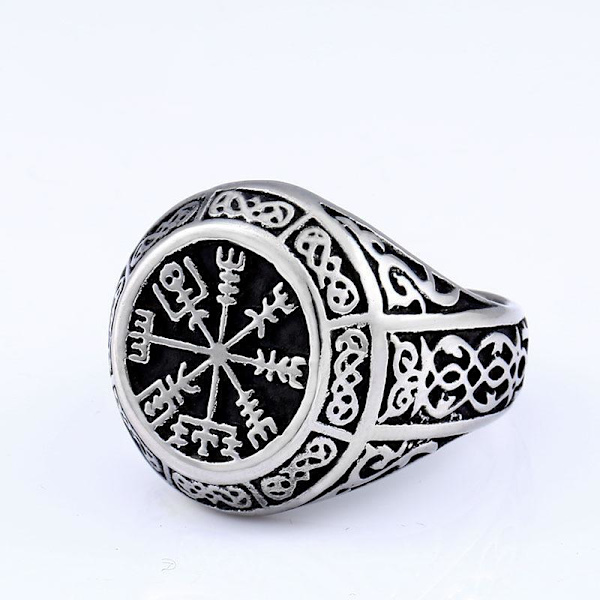 Ring - Nordic Mythology -Vegvisir #11