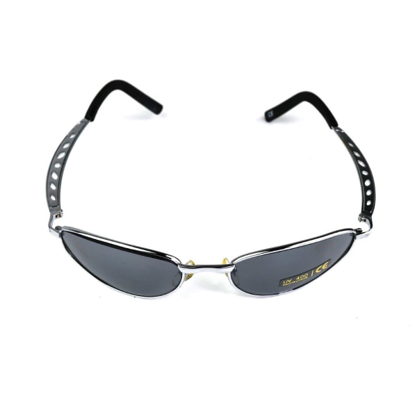 Solbriller Sporty sølv med grå linse