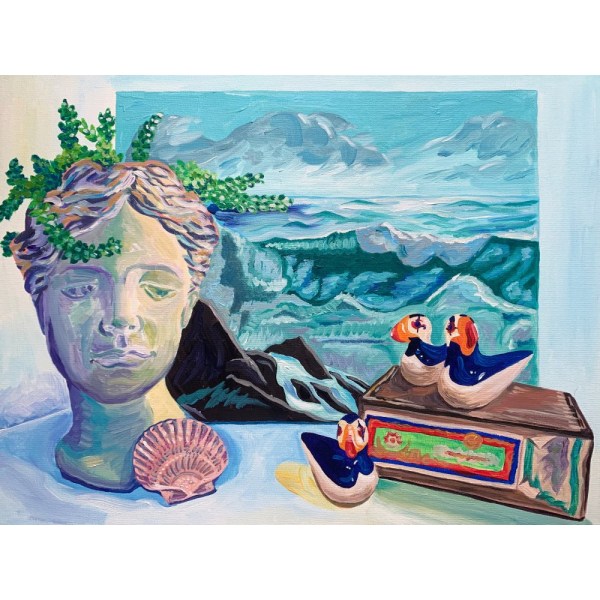 Coastal Still Life MultiColor 70x100 cm