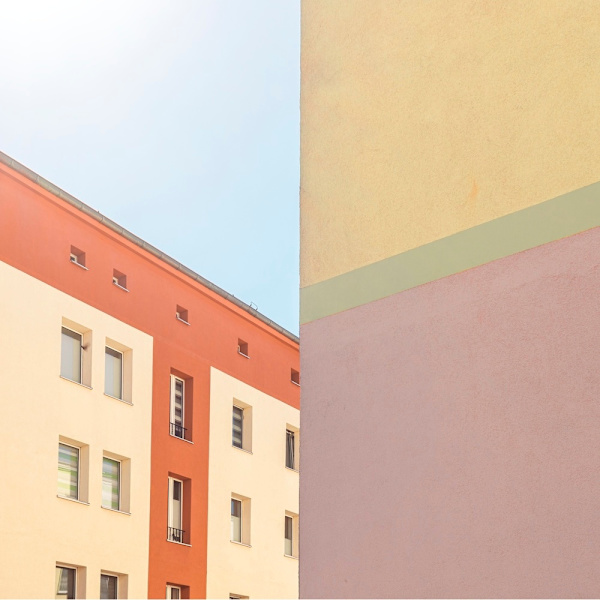 Houses MultiColor 30x40 cm