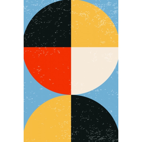 Minimal Shapes Series 26 MultiColor 70x100 cm