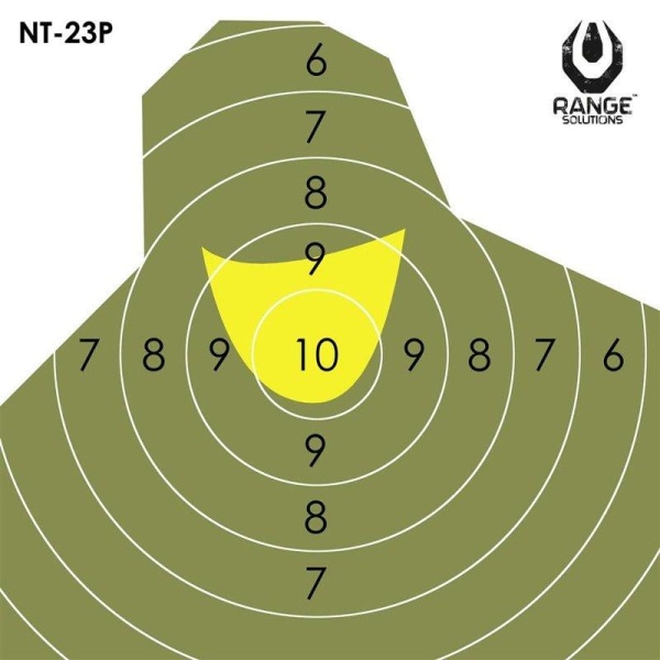 RANGE SOLUTIONS - PAPER TARGETS - 50 PCS - NT23P Targets