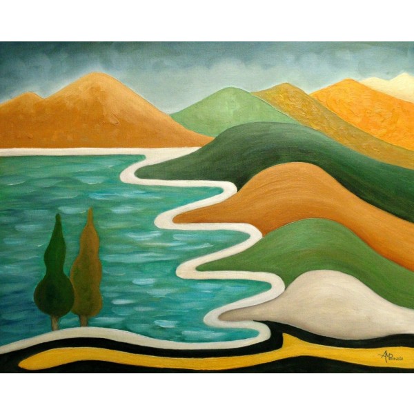 Winding Coast MultiColor 70x100 cm