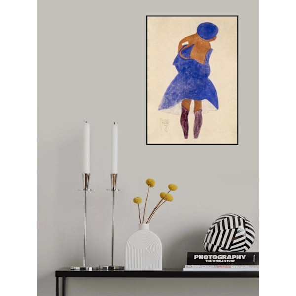 Standing Girl, Back View 1908 MultiColor 21x30 cm