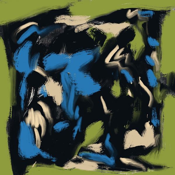Ink And Oil Abstract 03 MultiColor 21x30 cm