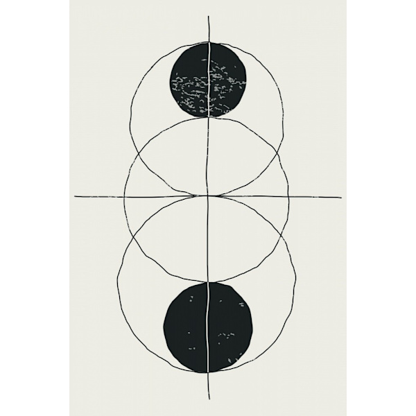 Minimal Geometric Shapes 1 MultiColor 30x40 cm