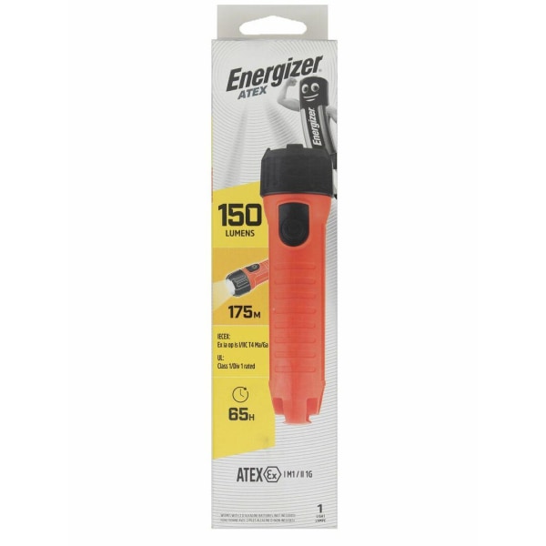 ENERGIZER Atex LED excl. 2xD Sort, Orange