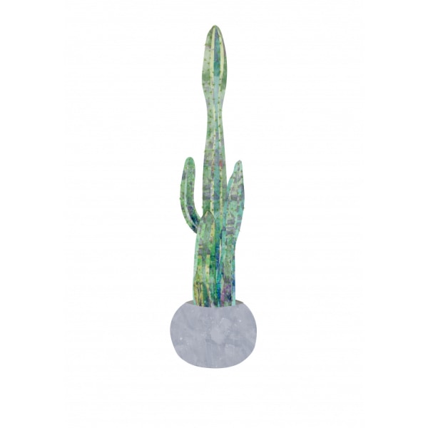 Boho Scandi Cactus 2 MultiColor 21x30 cm