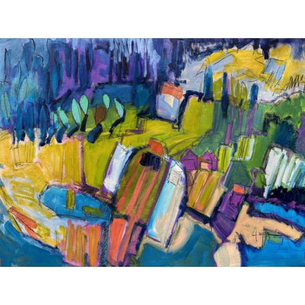 Df2026escapingtothegarden MultiColor 30x40 cm