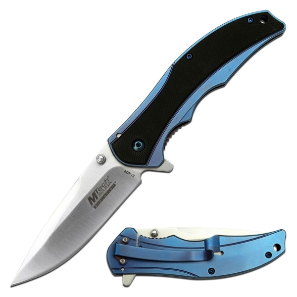 MTech Evolution - FDR014D - Folding Knife Blue blå