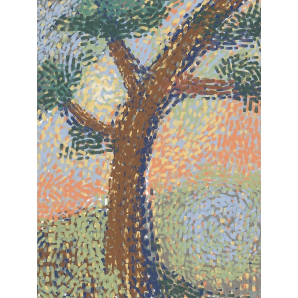 Summer Tree MultiColor 30x40 cm