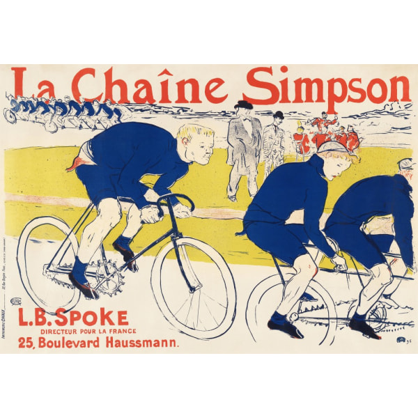 The Simpson Chain (1896) MultiColor 50x70 cm