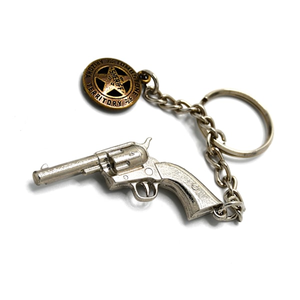 Kolser - Replika - Colt blank med  sheriffbricka Silvergrå