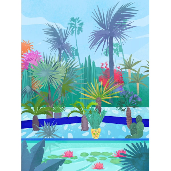 Moroccan Garden MultiColor 21x30 cm