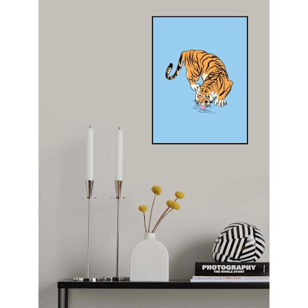 Tiger By The River MultiColor 50x70 cm