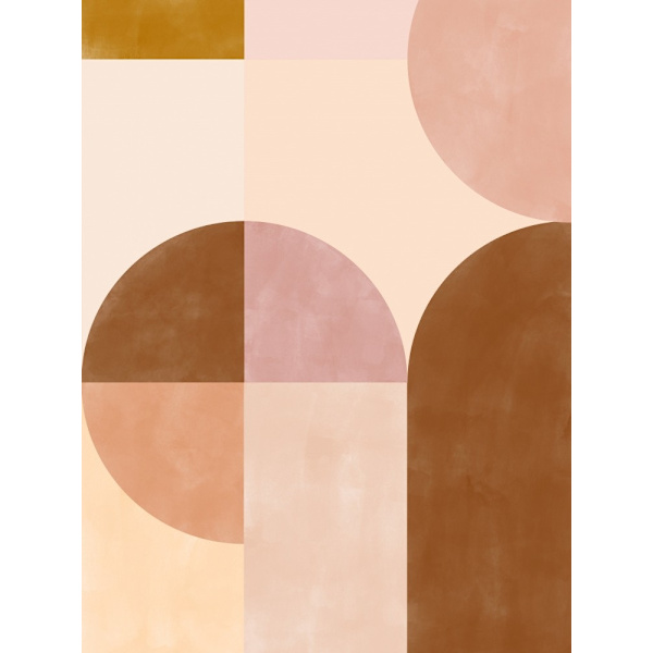 3x4 Aspectratiosoftpink36 MultiColor 70x100 cm