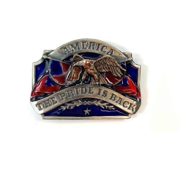 Belt Buckle - America Pride Is Back Multicolor