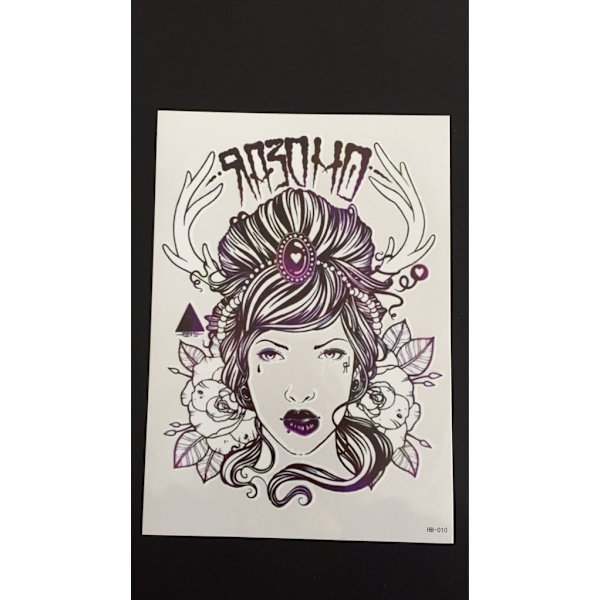 Tillfällig Tatuering 21 x 15cm - Oh Dear