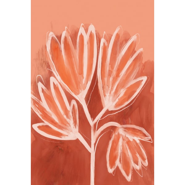 Peachy Flowers MultiColor 70x100 cm