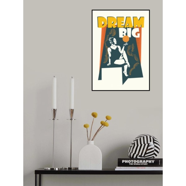 Dream Big MultiColor 50x70 cm