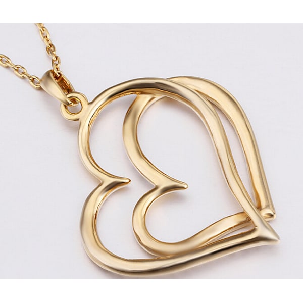 Vackert halsband - guld strass