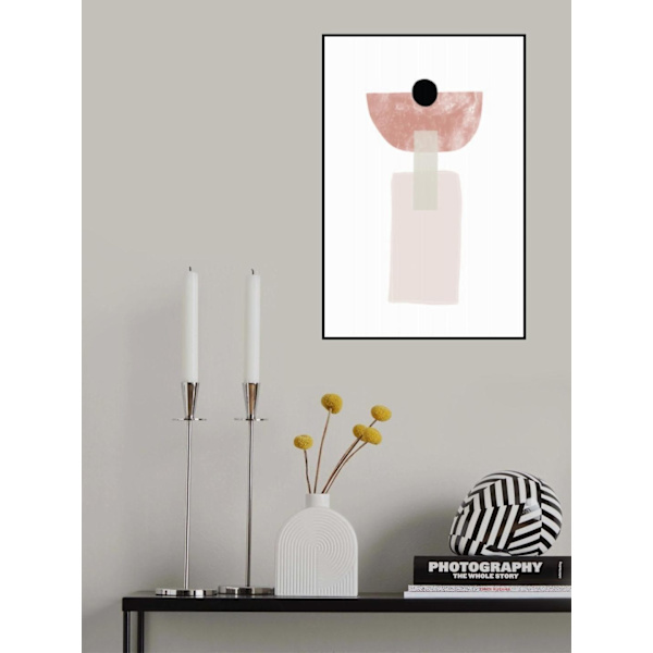Abstrakt komposition nr. 2 MultiColor 50x70 cm