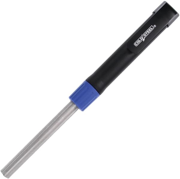 Cold Steel Stylus pocket sharpener for serrated and plain edges – retractable pocket sharpener, 600 grit Blue