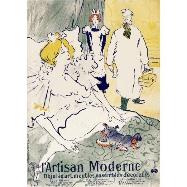 L'artisan Moderne (1896) MultiColor 30x40 cm