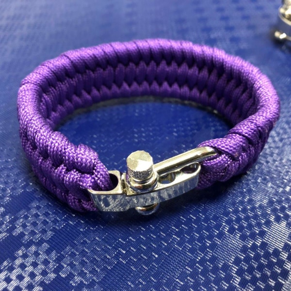 Armband av Paracord - lila lila