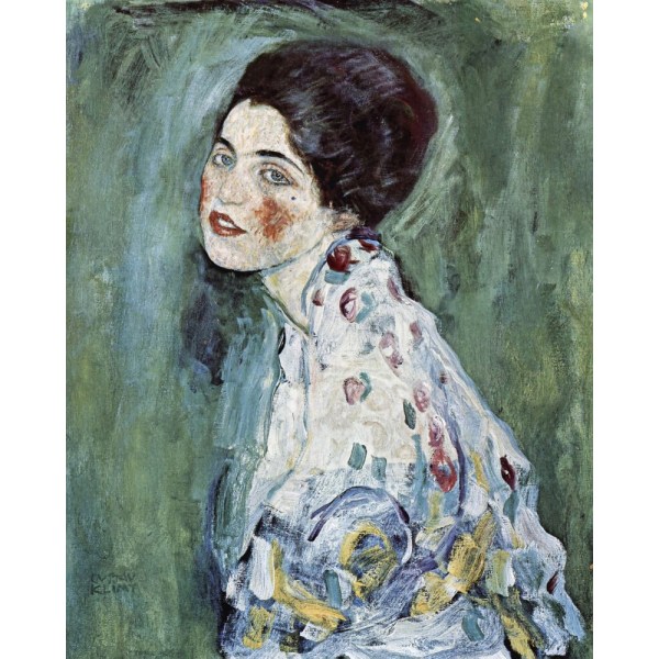 Portrat Einer Dame (1916n1917) MultiColor 50x70 cm