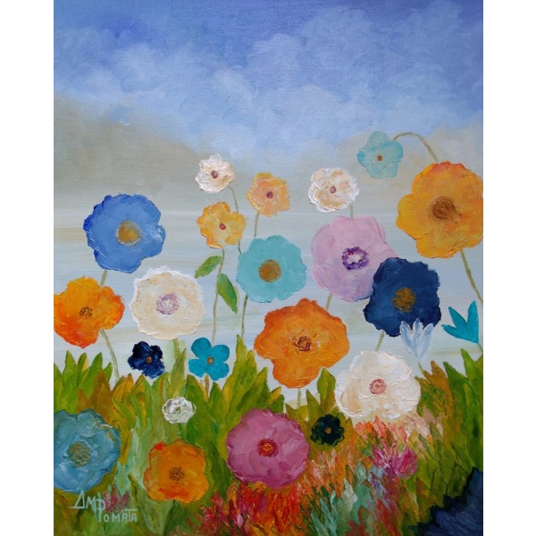 Spring By The Sea MultiColor 21x30 cm