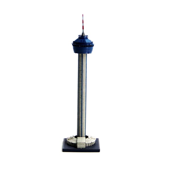 3D Pussel Metall - Berömda Byggnader - Tower Of The America färg