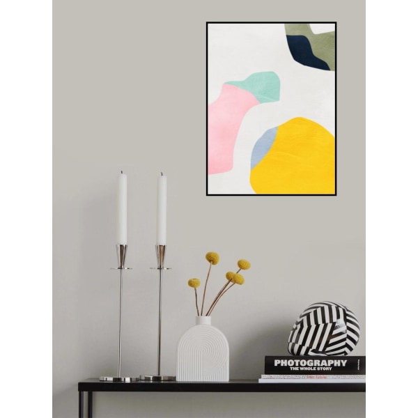 Pastel Minimal Shapes MultiColor 21x30 cm