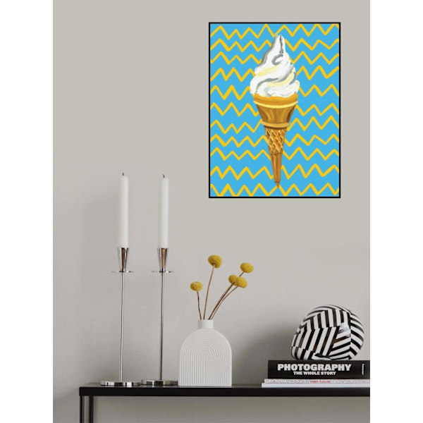 Ice Cream Blue MultiColor 21x30 cm