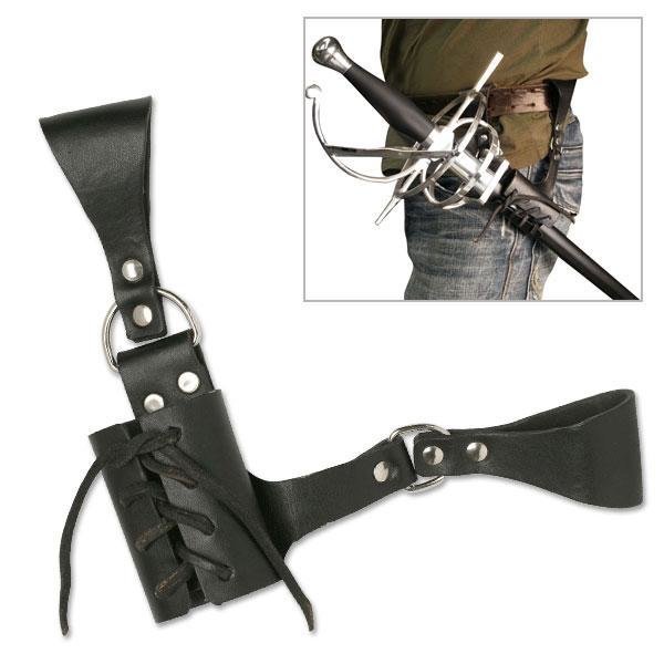 PK-6182 Universal svärdsgroda i läder Svart