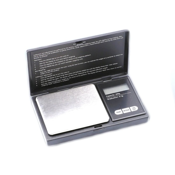Digital lommevekt 0,1-500 g