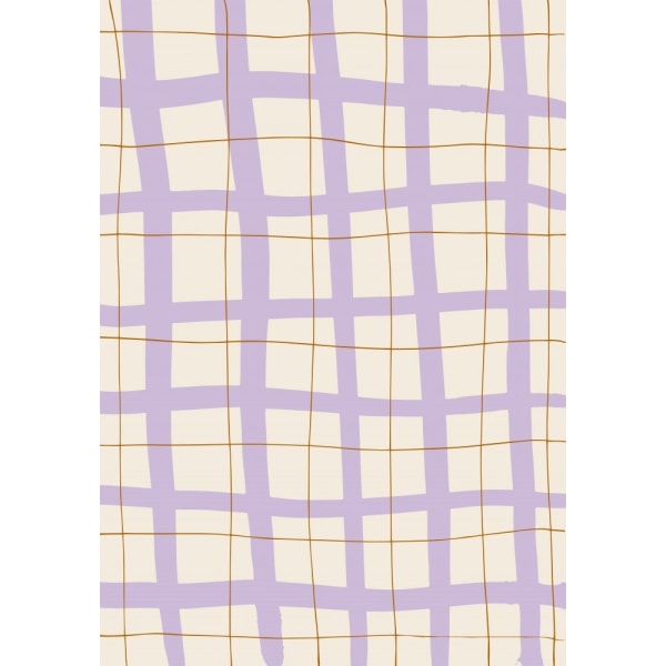 Lilac Grid MultiColor 70x100 cm