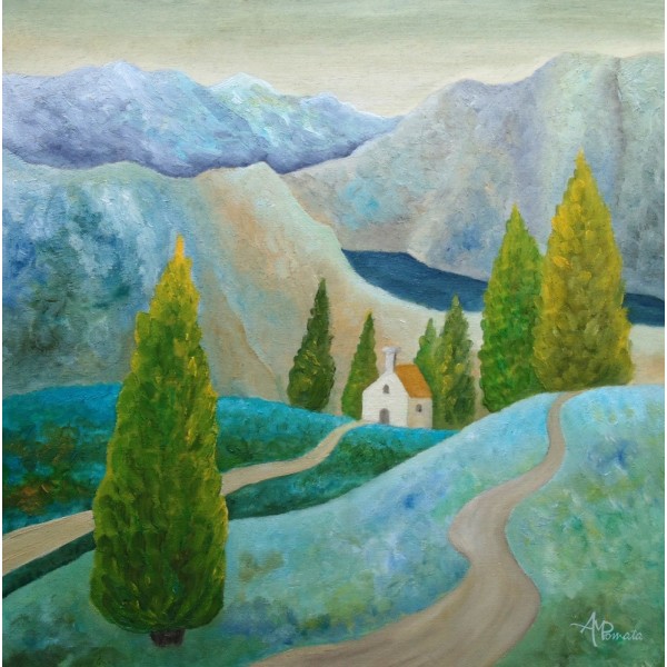 Those Days By The Lake MultiColor 21x30 cm