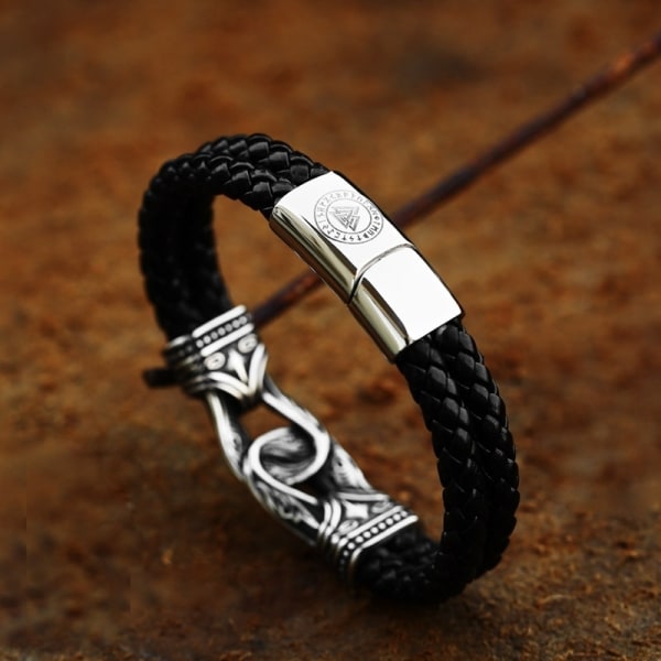 Bracelet - Norse mythology - Link with Valknut 24cm