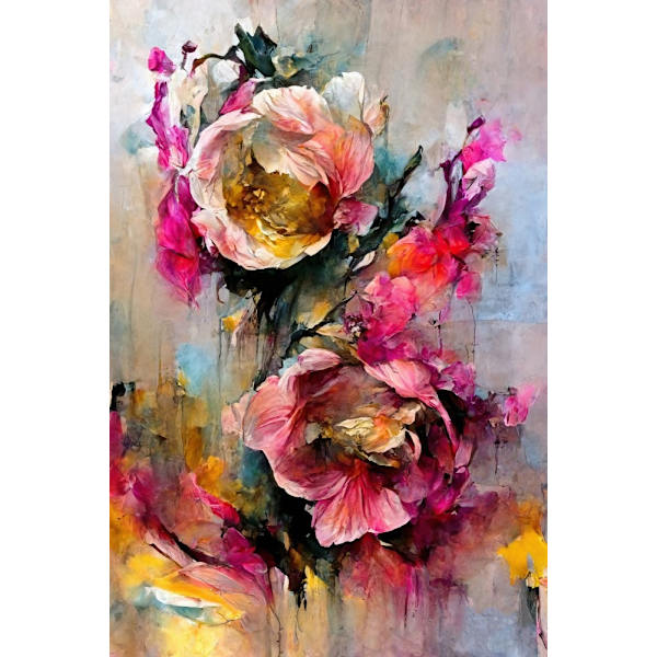 Wild Roses MultiColor 21x30 cm