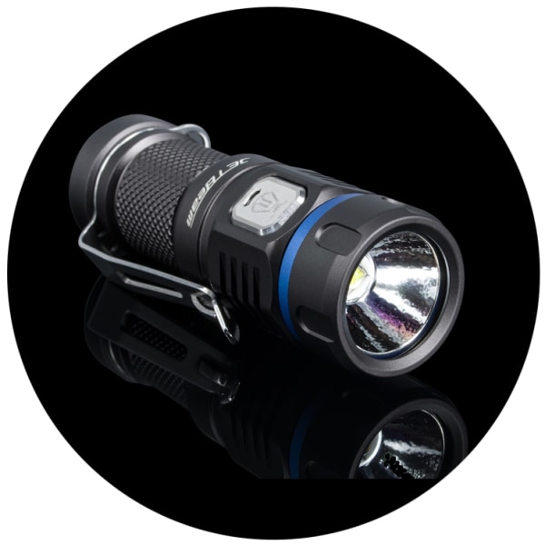 NITEYE by JETBeam - E20R - EDC ficklampa fullt kit Svart