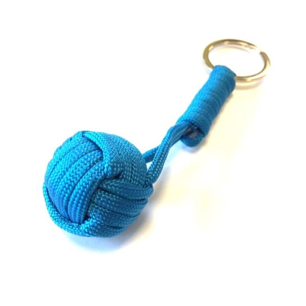 MonkeyFist keyring blue ljusblå