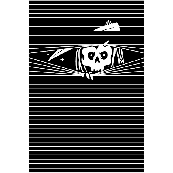 The Grim Reaper MultiColor 70x100 cm
