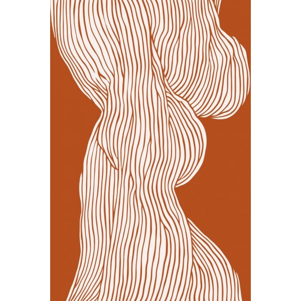 Fibers No 1 (Oranssi-Ruskea) MultiColor 50x70 cm