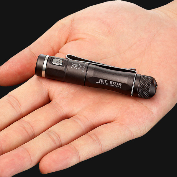 NITEYE by JETBeam - E01R - EDC ficklampa Svart